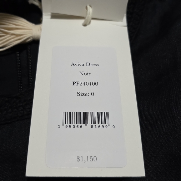 Ulla Johnson Aviva Dress in Noir Size 0 NWT - Picture 5 of 9